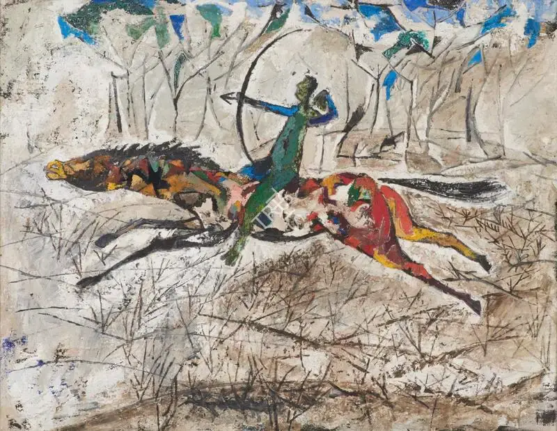 Khanna, Krishen (Artist). Untitled, n.d. | Painting