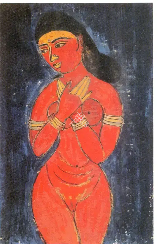 Narayan, Badri (Artist). Untitled, n.d. | Painting