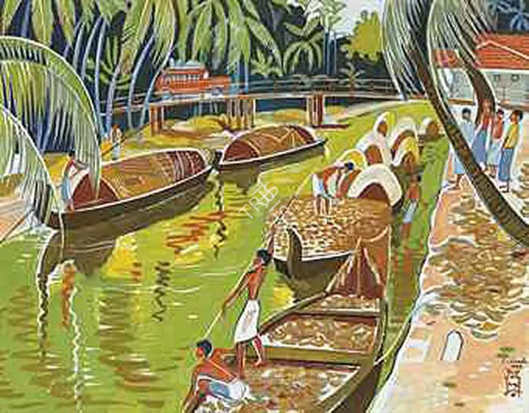 Chavda, Shiavax (Artist). Untitled, 1954 | Painting