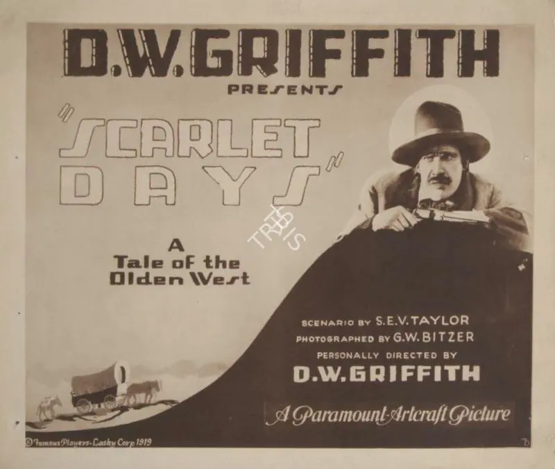 Griffith, D.W. (Director), Scarlet Days, 1919 | Lobby card | CinemaEducation | 00789862
