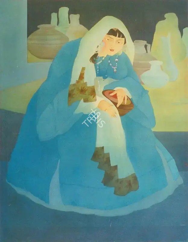 Chughtai, M.A.R. (Artist). Untitled, n.d. | Painting