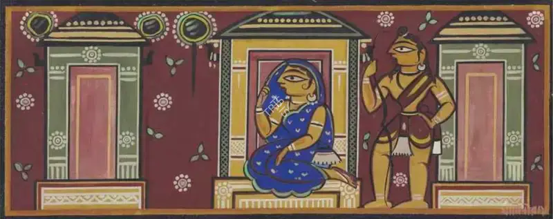 Roy, Jamini (Artist). Untitled, n.d. | Painting