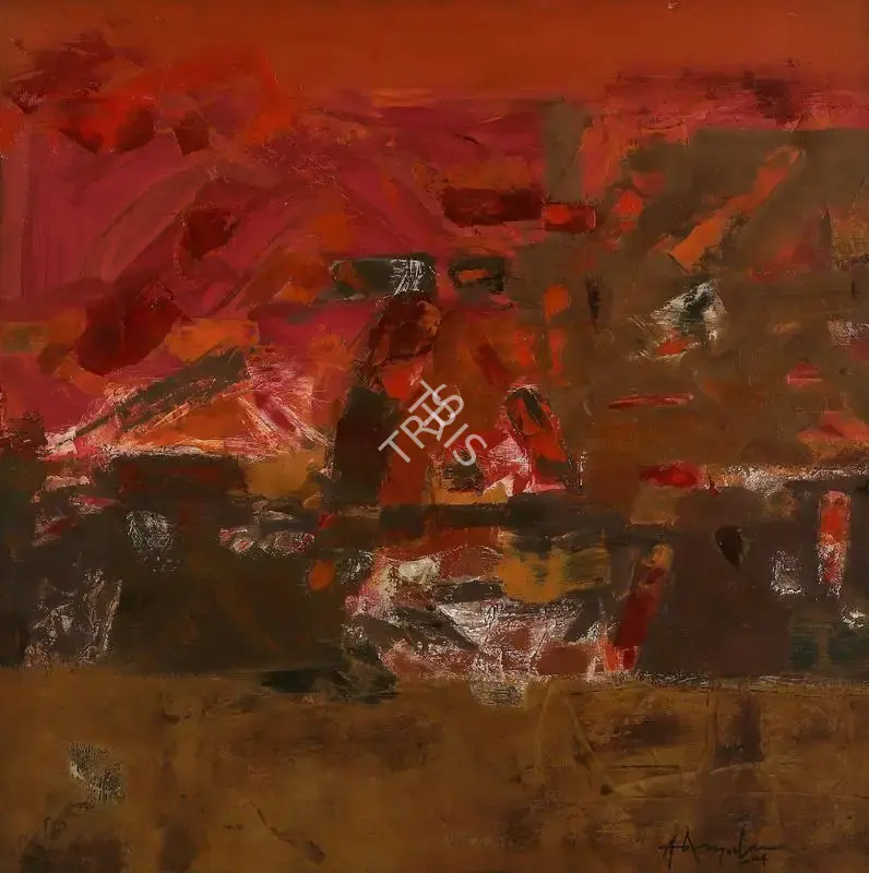 Adimoolam, K.M. (Artist). Terra-Incognita. Oil on canvas, 2004 | Painting | FineArts | 00331049