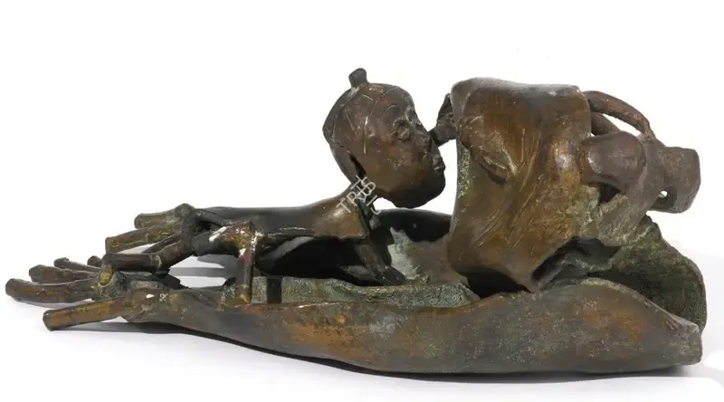 Hore, Somnath (Artist). Untitled (Mother and Child), 1996 | Sculpture