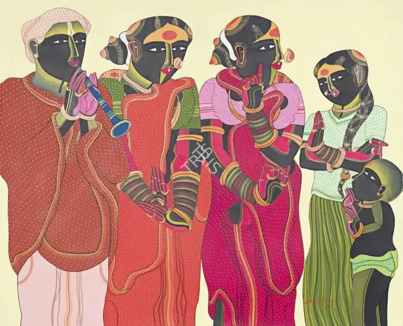 Vaikuntam, Thota (Artist). Untitled, 2017 | Painting