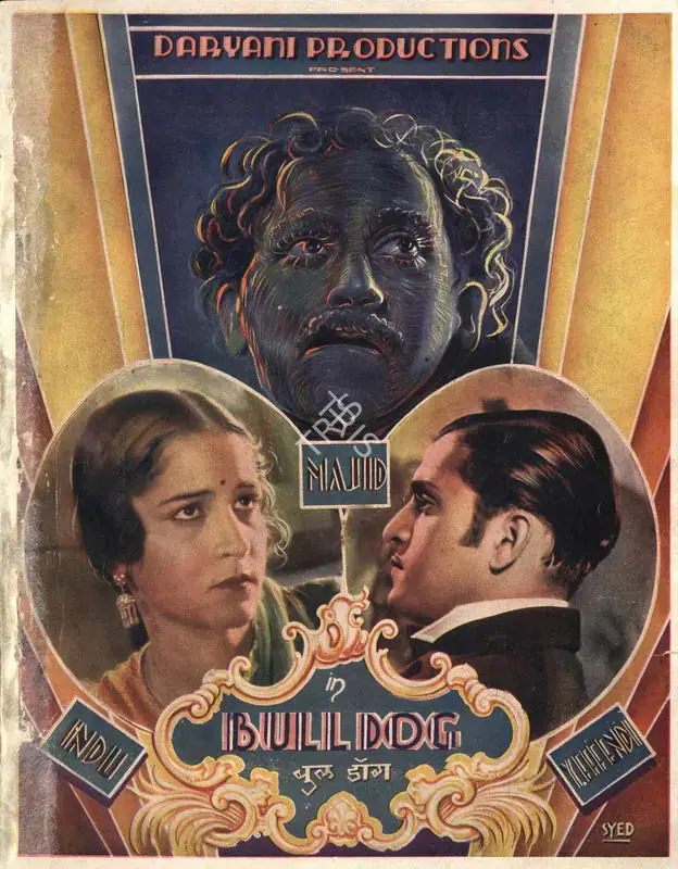 Khosla, Dwarka (Director), Bull Dog, 1937 | Song-Synopsis Booklet | CinemaEducation | 00863611