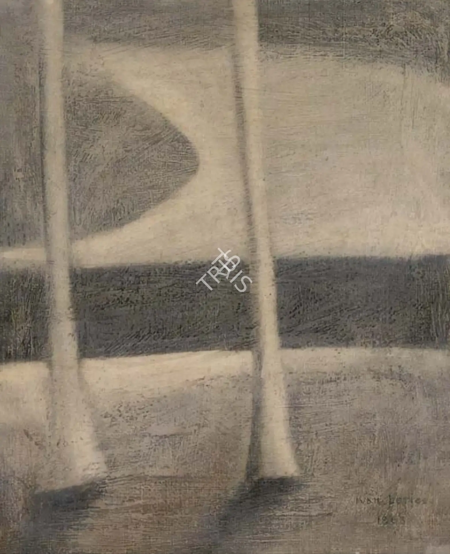 Peries, Ivan (Artist). Suda Eliya. Mixed media on board, 1963 | Painting | FineArts | 00598913