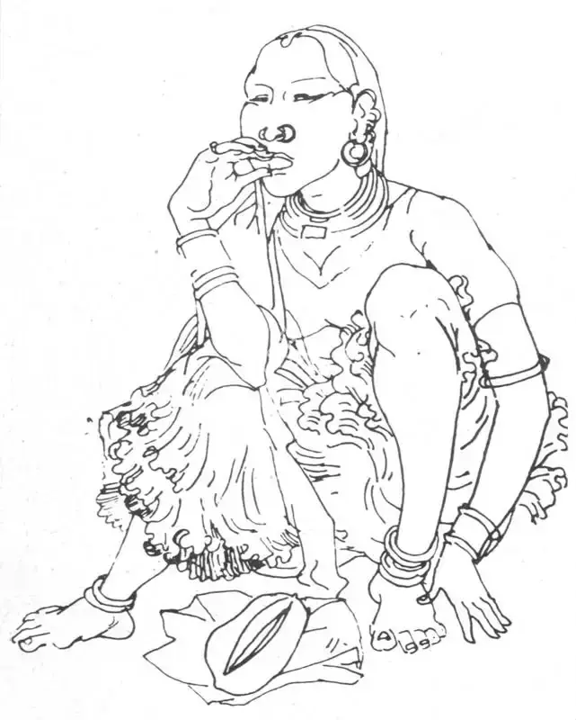 Ramachandran, A. (Artist). Study for Yayati. 1983 | Art Heritage 6, 1986-1987 | Drawing | FineArts | 00530197
