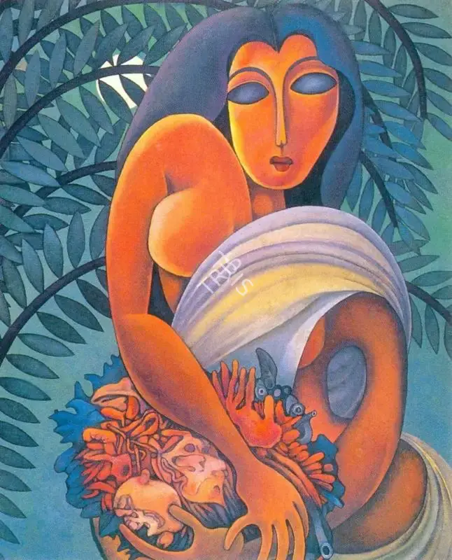 Karmakar, Prokash (Artist). Untitled, n.d. | Painting