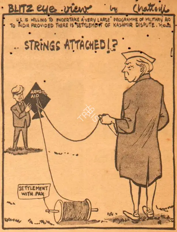 Chatterjee, Basu (Cartoonist). Strings Attached ! ?, 1962 | Cartoons