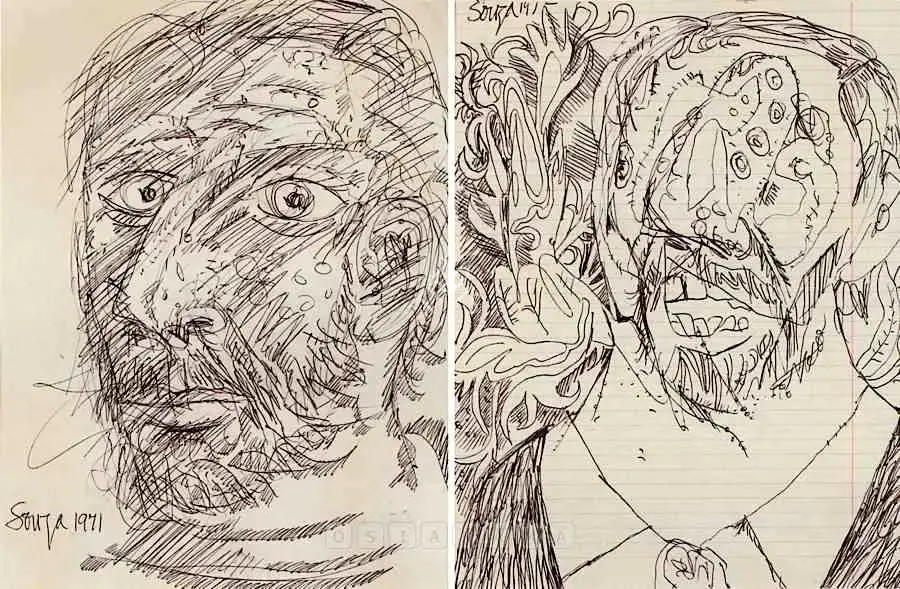 Souza, F.N. (Artist). Untitled, 1971 | Drawing