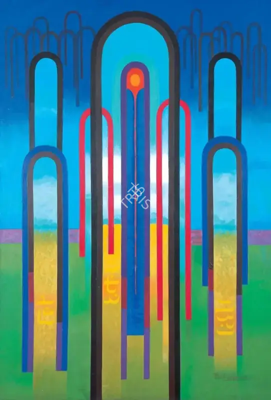Sharma, O.P. (Artist). Untitled, 1998 | Painting
