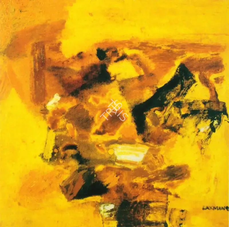 Shreshtha, Laxman (Artist). Painting VII. Oil on canvas, n.d. | Painting | FineArts | 00372033