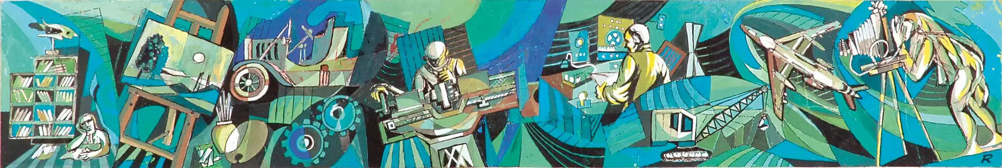 Mondal, Rabin (Artist). Untitled, 1983-1984 | Painting
