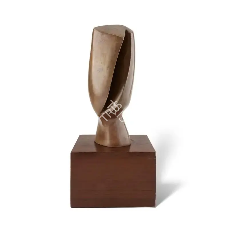 Chowdhury, S. Roy (Artist). Head of a Woman. Bronze, 1990 | Sculpture | FineArts | 00416776