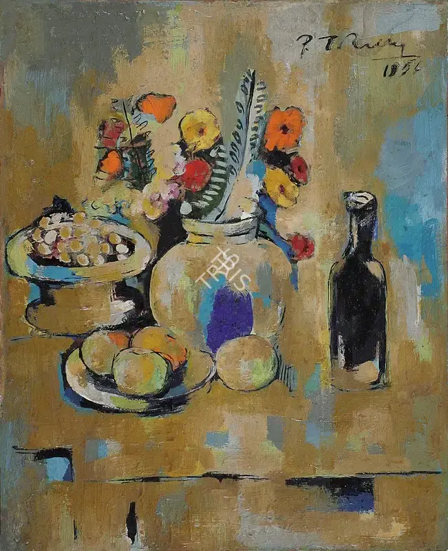 Reddy, P.T. (Artist). Still Life. Oil on canvas, 1956 | Painting | FineArts | 00574588