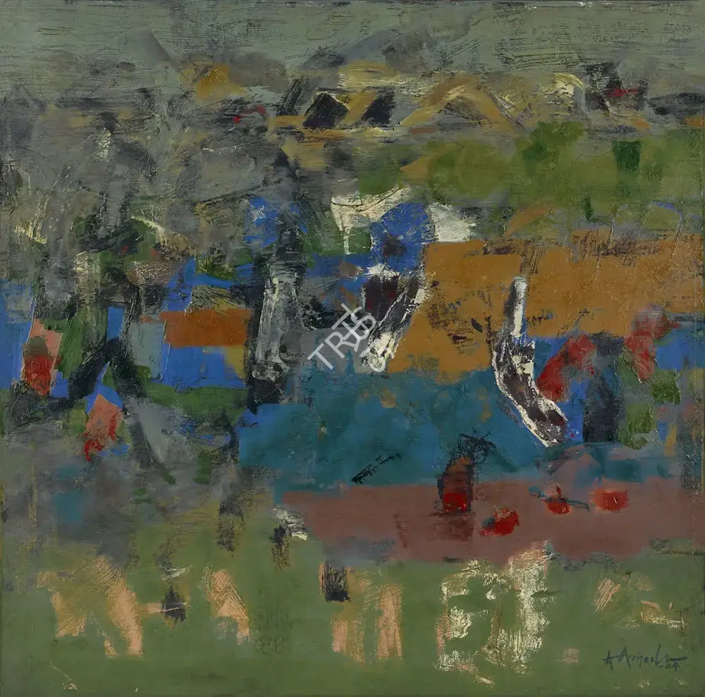 Adimoolam, K.M. (Artist). Terra Incognita, 2004 | Painting