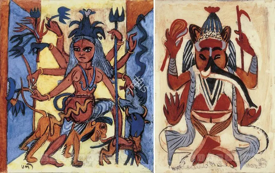 Subramanyan, K.G. (Artist). Ganesha, 1997 | Painting