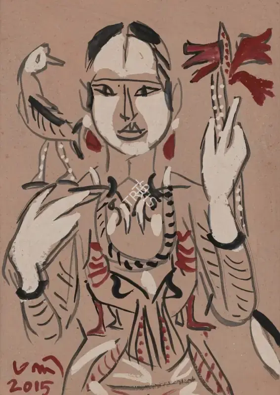 Subramanyan, K.G. (Artist). Untitled, 2015 | Painting