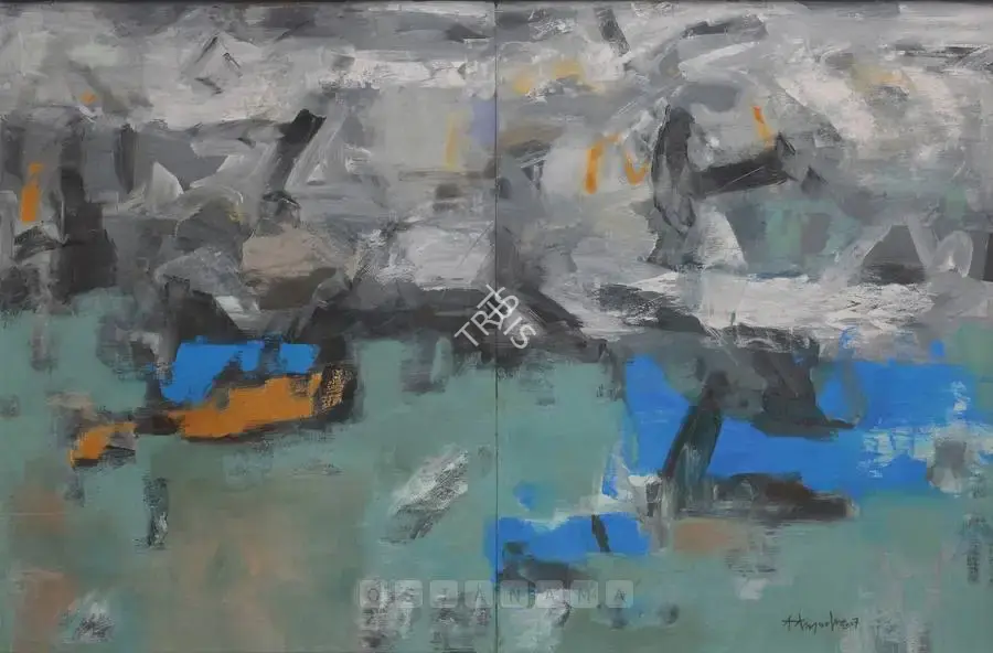 Adimoolam, K.M. (Artist). Untitled. Oil on canvas, 2007 | Painting | FineArts | 00755940