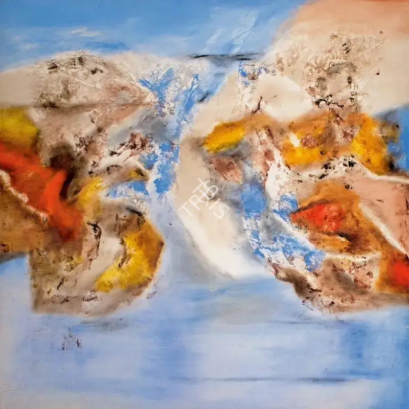 Shreshtha, Laxman (Artist). Untitled. Oil on canvas, n.d. | Painting | FineArts | 00336273