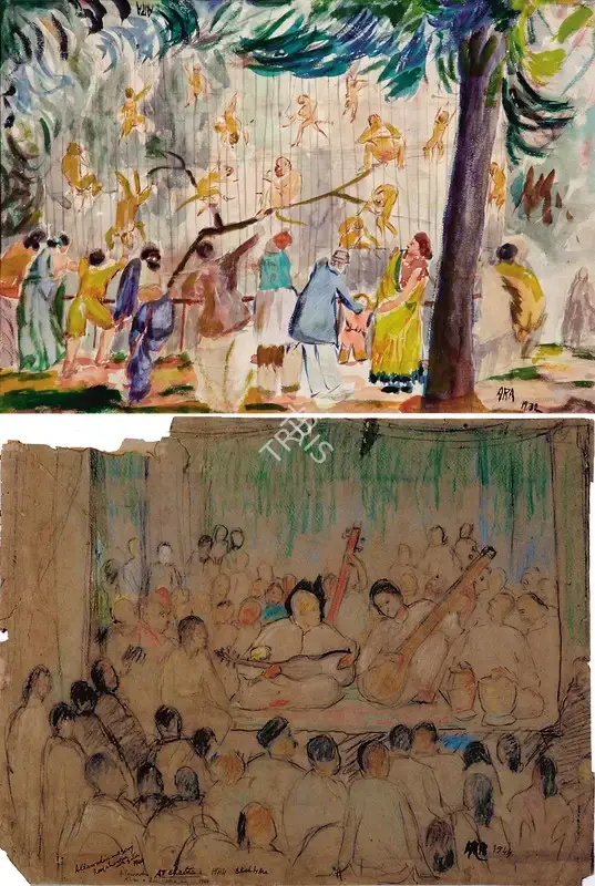 Ara, K.H. (Artist). Byculla Zoo, 1932 | Painting