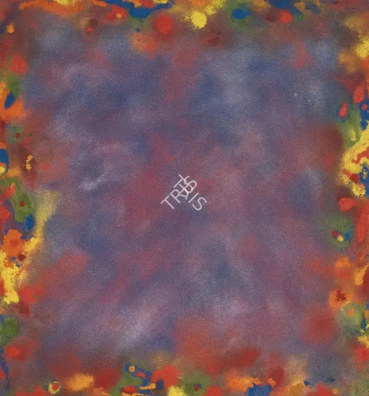 Bhavsar, Natvar (Artist). Vasantee. Mixed media on canvas, 1973 | Painting | EconomicsArt | 00870000