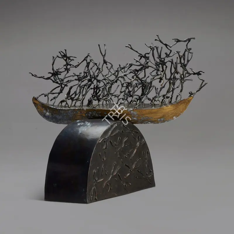 Radhakrishnan, K.S. (Artist). Boat on the Wave, 2013 | Sculpture