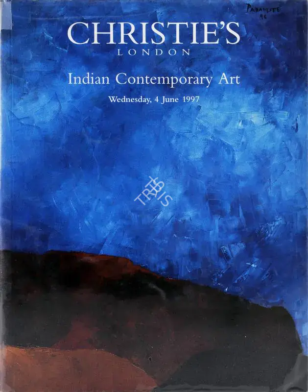 Christie's (Auction House). Indian Contemporary Art. 04 June 1997, London | Auction Catalogue | EconomicsArt | 00861851