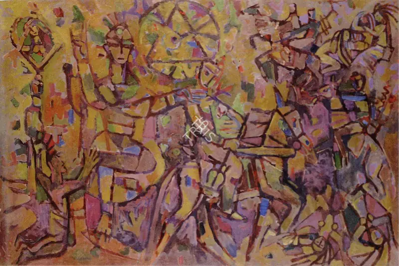 Mazumdar, Nirode C. (Artist). Untitled, n.d. | Painting