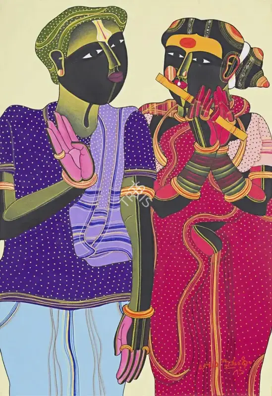 Vaikuntam, Thota (Artist). Untitled, 2017 | Painting