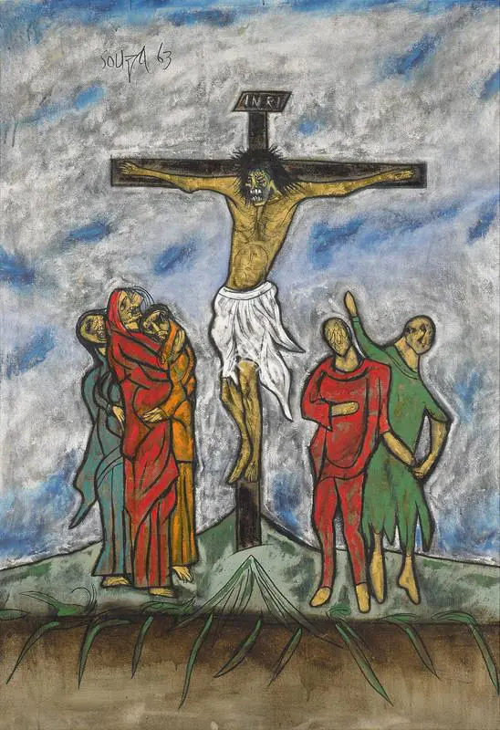 Souza, F.N. (Artist). Last Howl From The Cross, 1963 | Painting