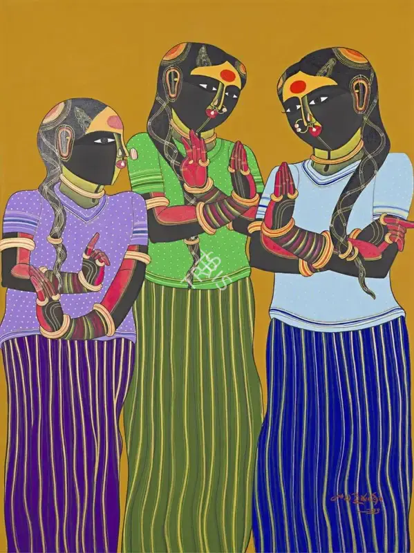Vaikuntam, Thota (Artist). Untitled, 2022 | Painting
