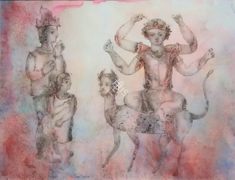 Burman, Sakti (Artist). Untitled, n.d. | Painting