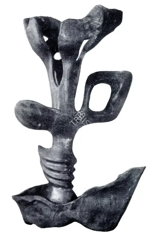 Davierwalla, A.M. (Artist). Fleur du Mal. Bronze, 1961 | Marg, December 1962 | Sculpture | FineArts | 00674887