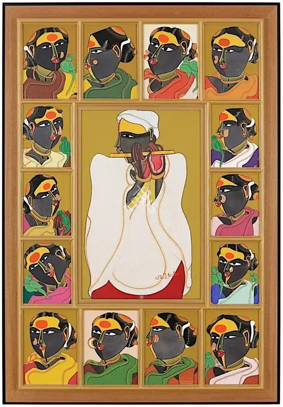 Vaikuntam, Thota (Artist). Untitled. Acrylic on canvas, c.2000s | Painting | FineArts | 00416726