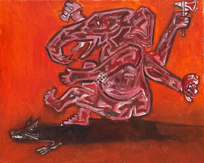 Khanna, Krishen (Artist). Untitled (Ganesha), n.d. | Painting