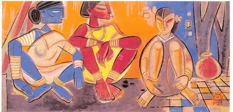 Chavda, Shiavax (Artist). Untitled, 1952 | Painting
