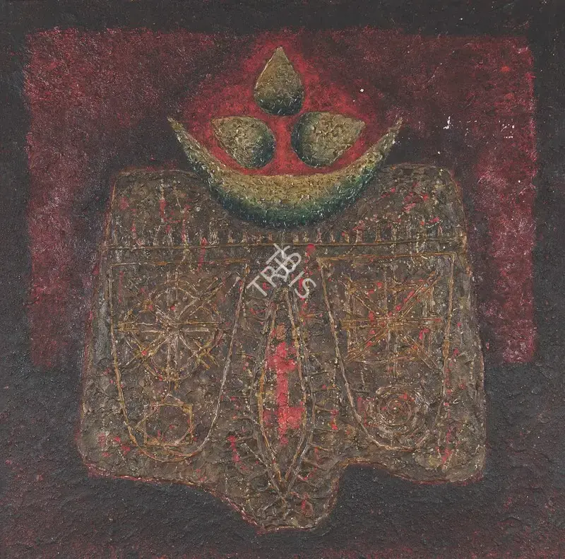 Dasgupta, Dharmanarayan (Artist). Tantric. Mixed media on board, late 1970s | Painting | FineArts | 00332122