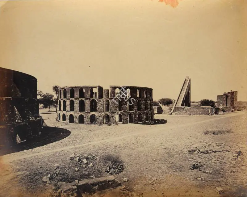 Bourne, Samuel (Photographer). Jay Singh's Observatory, Delhi. Albumen print, Mid 1860s | Antiquarian Photograph | Photography | 00116112