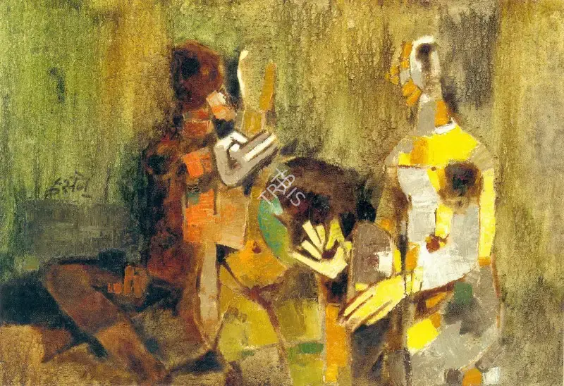 Husain, M.F. (Artist). Untitled, 1962 | Painting