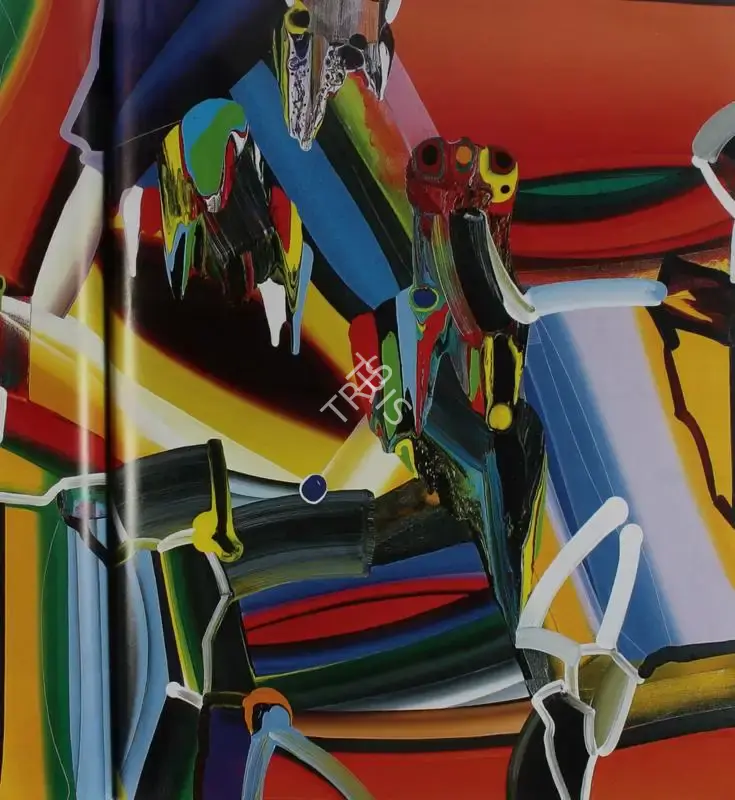 Krishnamachari, Bose (Artist). Ghost, Stretched Bodies. Acrylic on canvas, n.d. | Painting  | 00881518