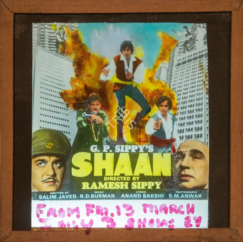 Sippy, G.P. (Producer), Shaan, 1980 | Glass Slide | CinemaEducation | 00841973
