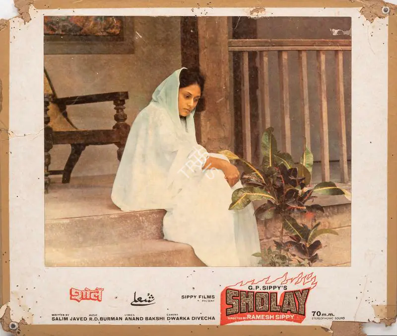 Divecha, Dwarka (Cinematographer), Sholay, 1975 | Photographic Still Mounted on Lobby Card | CinemaEducation | 00798562