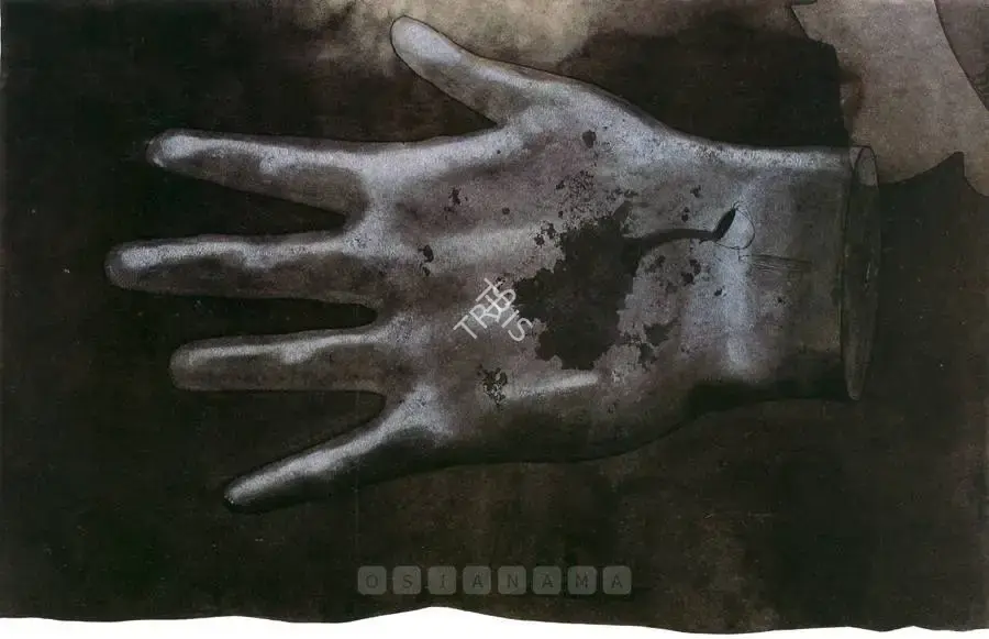 Ray, Anandajit (Artist). Mending Spills, 2006 | Painting