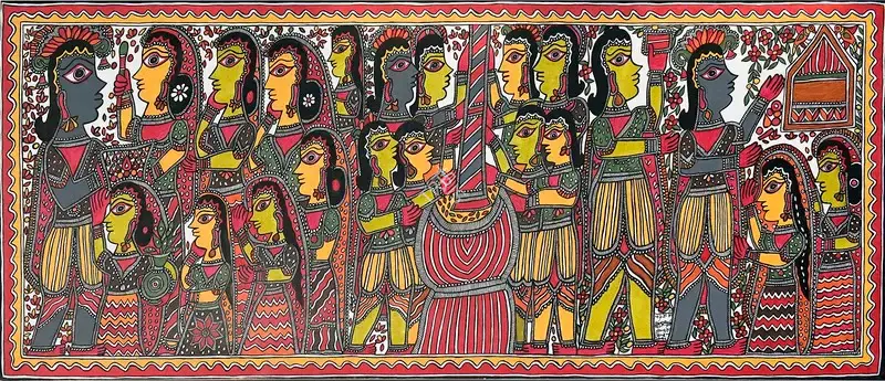 Devi, Baua (Artist). Untitled. Acrylic on canvas, 2018 | Painting | FineArts | 00603446