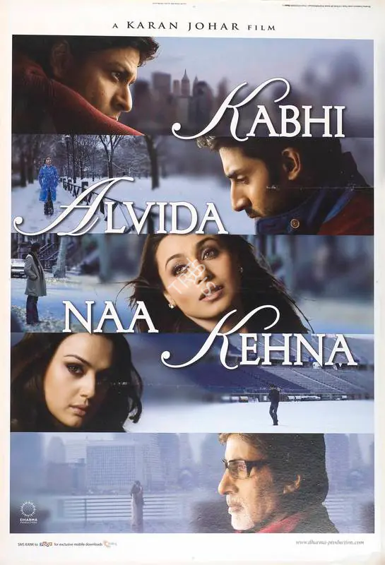 Johar, Hiroo Yash (Producer), Kabhi Alvida Naa Kehna, 2006 | Full Sheet Poster | CinemaEducation | 00770163