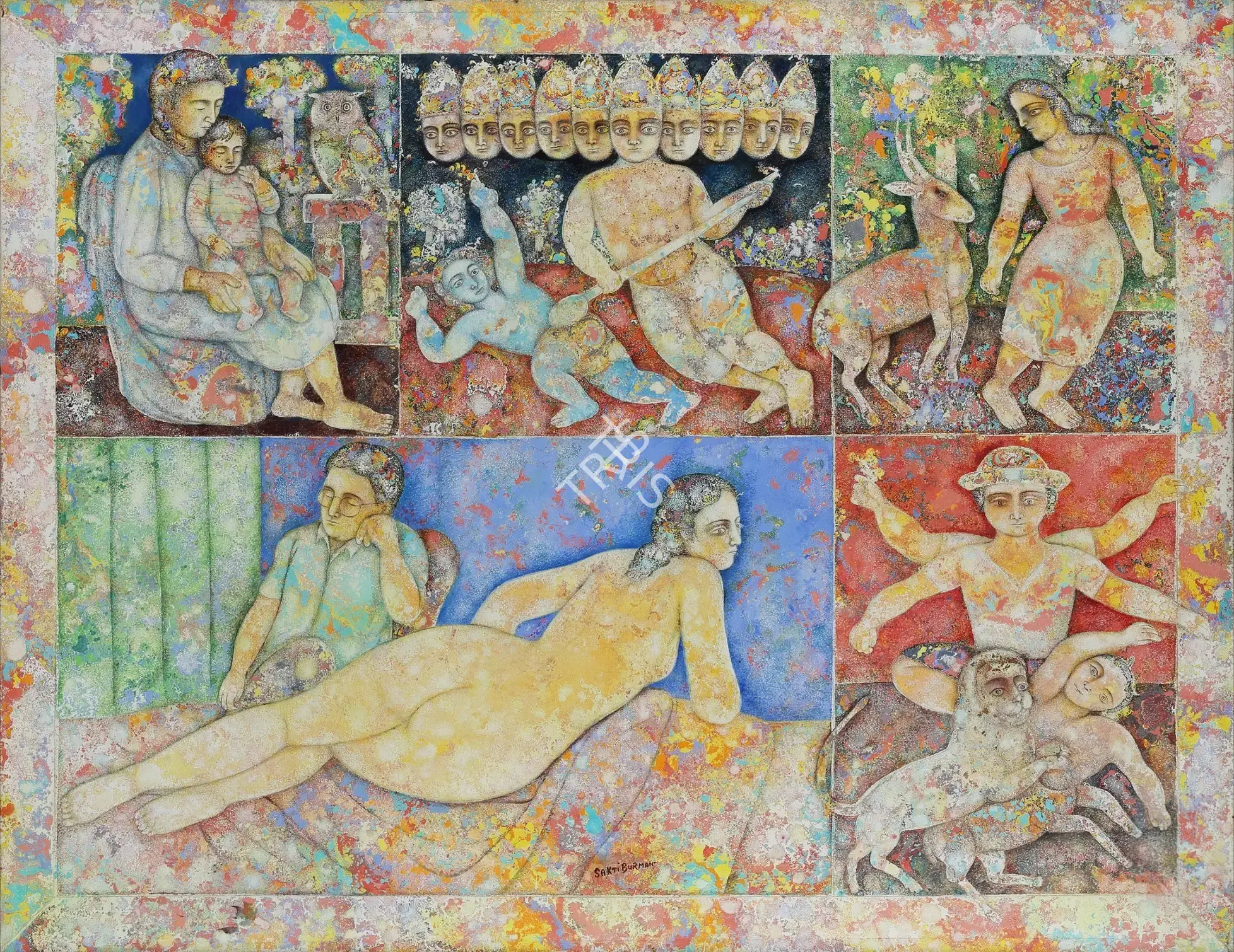 Burman, Sakti (Artist). The Faraway Song, 2006 | Painting