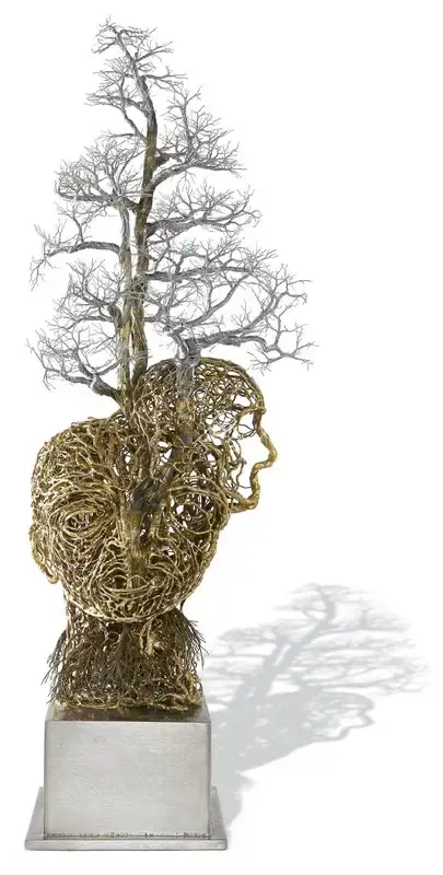 Singh, Dhananjay (Artist). Untitled. Copper, bronze and stainless steel wire, 2014 | Sculpture | FineArts | 00594851