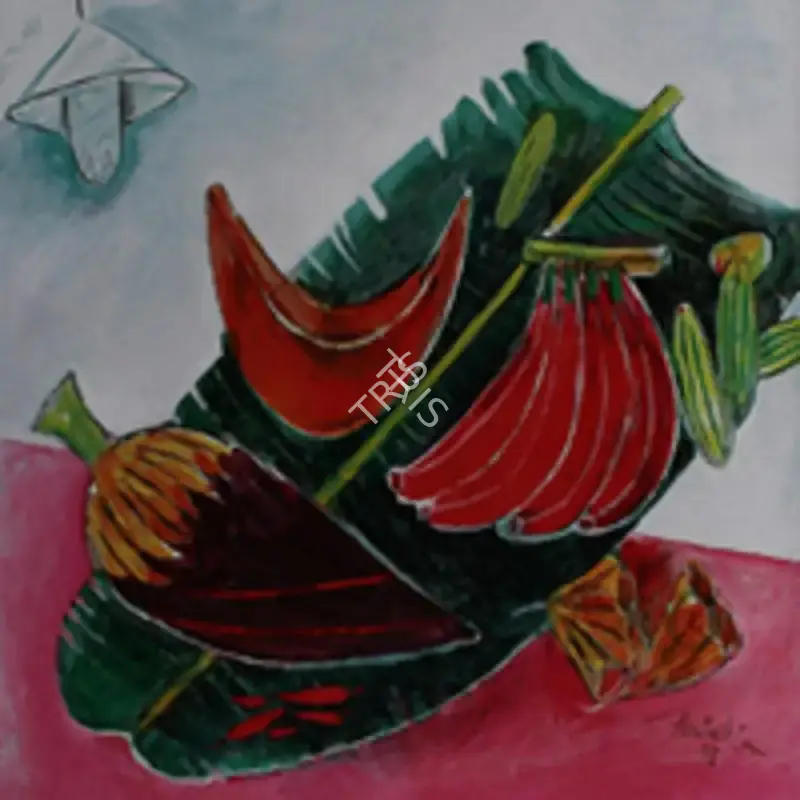 Sen, Paritosh (Artist). Still Life with Fruits and Vegetables. Acrylic on canvas, 2005 | Painting | FineArts | 00897116